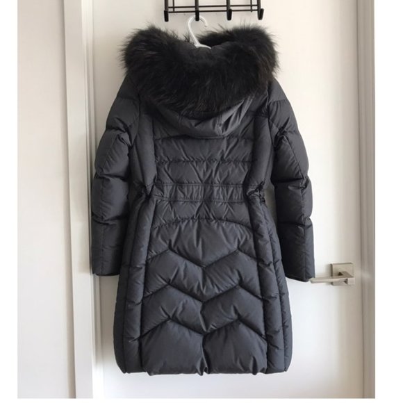 On&On Grey Long Puffer coat (XS) - Picture 2 of 6